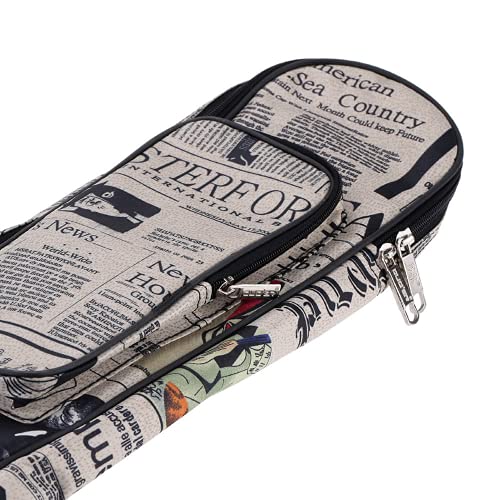 Housse de transport pour guitare 600D en tissu Oxford résistant à l’eau Style journal Double couture Sangles rembourrées… - Les Beatles, Paul McCartney, John Lennon, RIngo Starr, George Harrison Housse de transport pour guitare 600D en tissu Oxford résistant à l'eau Style journal Double couture Sangles rembourrées… – Image 5