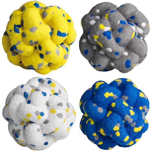 Moonorange Upgrade Dog Balls Interactive Toys for Aggressive Chewers, Indestructible Tennis Durable Bouncy for Fetch Game, Lightweight Floating