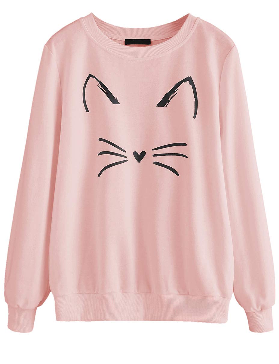 Pink cat sweater