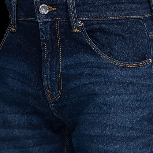 Image of Spykar Men's Slim Fit Low Rise Casual Jeans