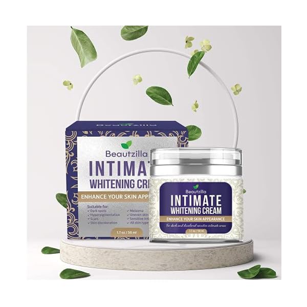 Beautzilla Moisturizing Intimate Area Dark Spot Corrector with Instant Results for Knees, Elbows, Underarms, and Thighs
