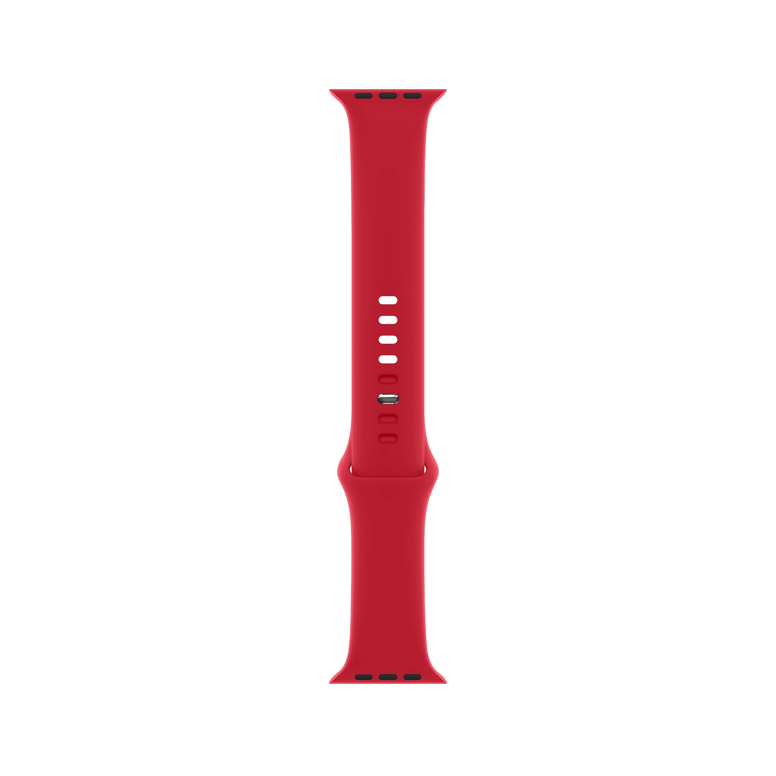 DONEGANI SBC1 Cinturino per Apple Watch Ultra 2 49mm, Serie 10 46mm, 9 8 7 45mm 41mm, SE 6 5 4 44mm 40mm, 3 2 1 42mm 38mm Donna Uomo Band Bracciale Sport Silicone, Natale rosso