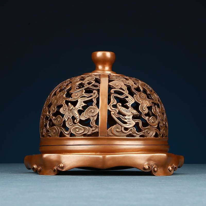 Incenseholdercopperincenseburneryunfupatternruyiincenseburnertearoomstudyincenseincenseburnerincenseburner Urban Country Home Decor Incense holder copper incense burner yunfu pattern ruyi incense burner tea room study incense incense burner incense burner urban country home decor