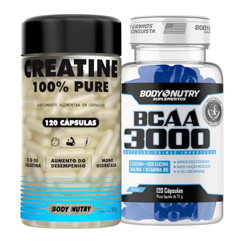 Kit 1x Creatina Monohidratada 100% Pura 3g 120 Cáps Ganho Muscula...