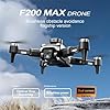 4K Brushless Motor Drone - Aerial Photography Drone with Camera - Versatile Quadcopter with Altitude Hold, Headless Mode - Camera Drone for Adults - Foldable Remote Control Drone - Gift #4