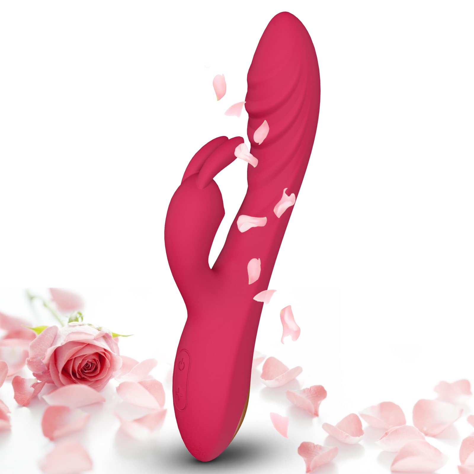 Cordless Wireless Massage Tool for Muscle Relaxation, Made of Medical Silicone and ABS, 12 Modes and 2 Motors, USB Magnetic Rechargeable