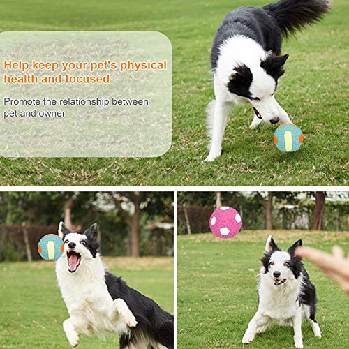 3pcs cão pet bola brinquedo,Funien 3 PCS Dog Pet Ball Toy Dog Latex Toy Ball Dentes de animal de est