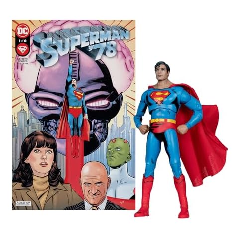McFarlane Superman '78 7in Figure with Comic Cover