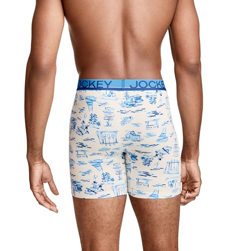 Image of Jockey Men's Underwear True Style 6 inch Boxer Brief - 3 Pack