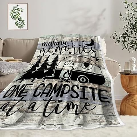 Super Soft Camping Blanket for Outdoors Cover