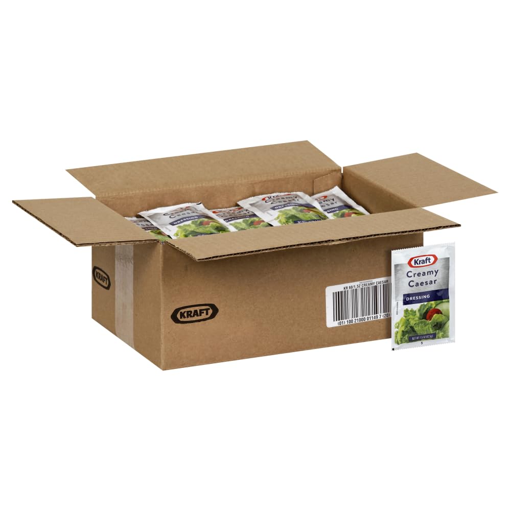 Kraft Creamy Caesar Dressing - 1.5 oz (box of 60)