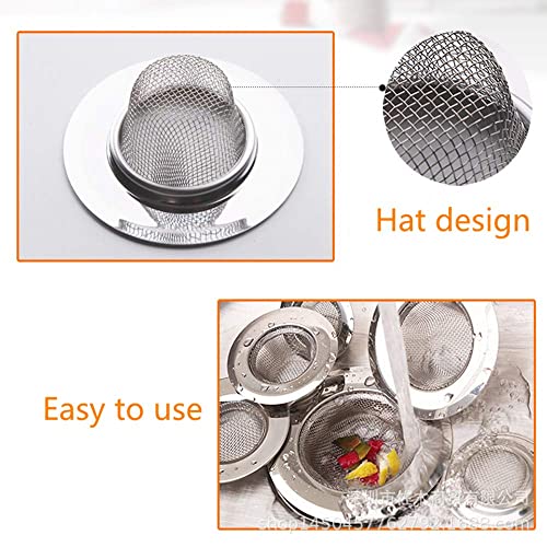 Tapones para desagüe de ducha set x4, filtro de lavabo miniatura 4