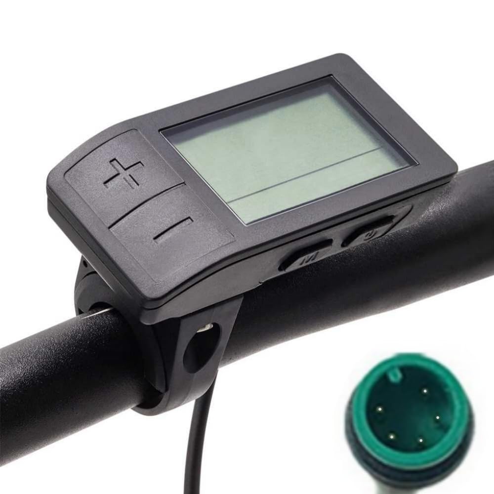 Écran LCD pour Vélo Électrique APT 500S Compteur de Vitesse 36V 48V Affichage de Vélo électrique avec 5 Pin Prise Étanche Ebike Panneau de Contrôle
