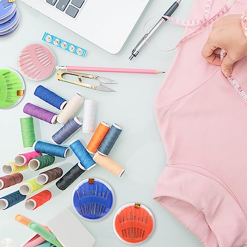 25 Pack Premium Hand Sewing Needles, Sewing Needle Hand Work Sewing Needle and Thread Box Set Accessories for Handsewing Large Eye Stitching Needles for Sewing Repair Embroidery Needles - Image 6