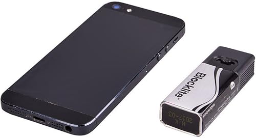 Miniatura 10 de Lixada Linterna LED mini linterna luz incluyendo 9 voltios batería linterna antorcha linterna