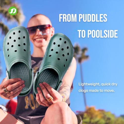 Image of DOCTOR EXTRA SOFT Men's Classic Casual Clogs /Sandals with Adjustable Back Strap for Adult | Comfortable & Light Weight | Stylish & Anti-Skid | Waterproof & Daily Mules for Gents & Boys D-501
