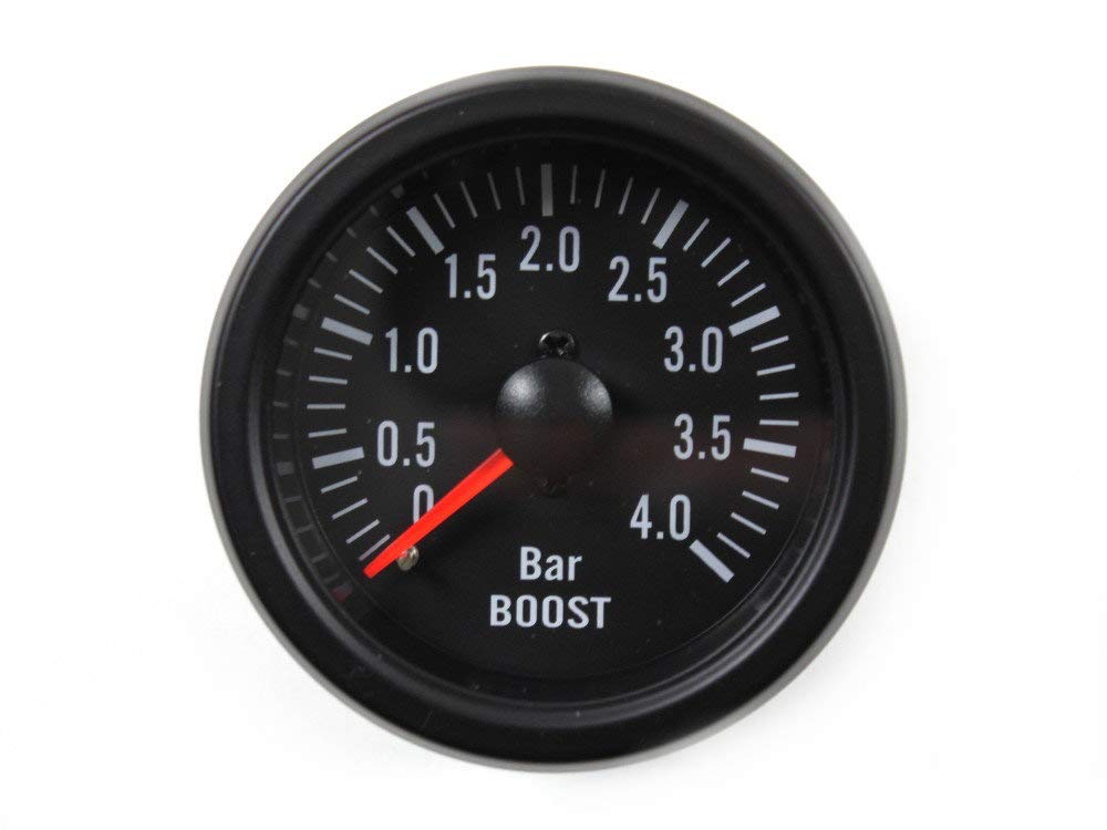 X-Parts Ladedruckanzeige 4 Bar Retro 52mm Oldschool 1/4 Meile Rennen Race Rennsport