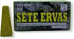 Incenso Defumador De Ambiente 7 Ervas Caixa Com 20 Unidades - Oferta