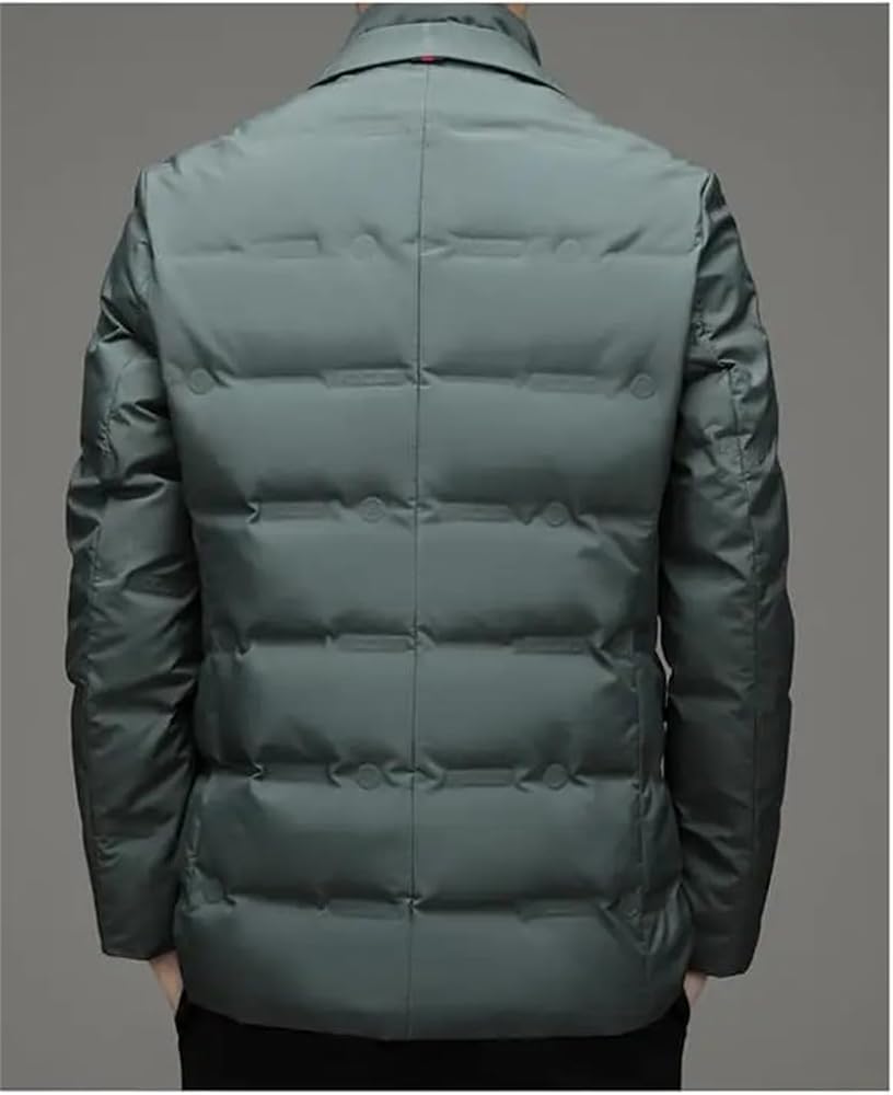 Winter Men's Down Jacket Scarf Collar Down Jacket Men's Suit