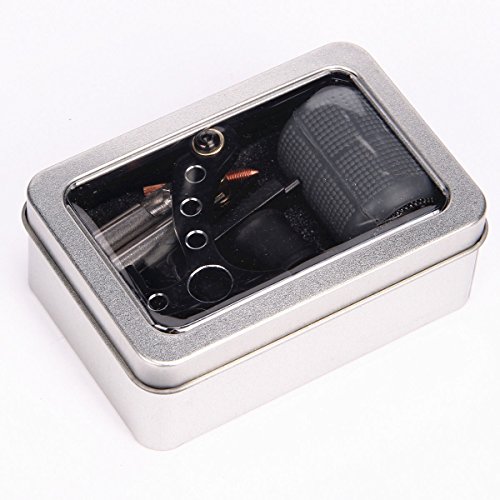 Yorktattoo COIL TATTOO MACHINE Coil Machine 10 Wraps Coils Black Tattoo Machine Selflock Tattoo Grip 25Mm Silicone Grips Cover 28Mm Tattooing Tips 5F 5R Tattoo Kit thumb #7