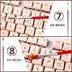 RUNJRX-Tastaturentferner-Tool-Kit 8-PCs-Set, 10G-Tastaturschmiermittel, Tastaturkap-Puller, Tastatur-Schmiermittelkit, Schalterabzieher, Schmieranlagen, Reinigungsbürste, Twezers, 4-C-Gesetz Grabber
