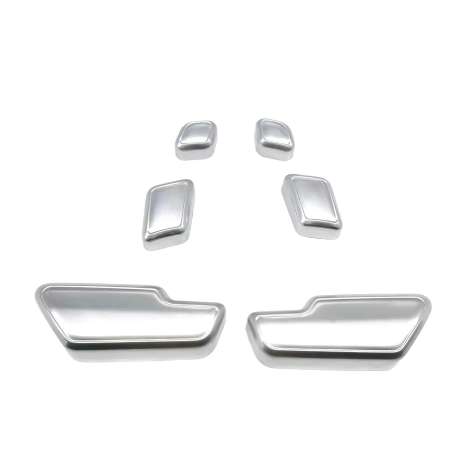 Wsbojxth Silver Repair Patch Compatible With Benz C E Class W204 W212 Gle W166 Ml Gl Gls Class Car Seat Adjust Button Cover Sticker(Silver)