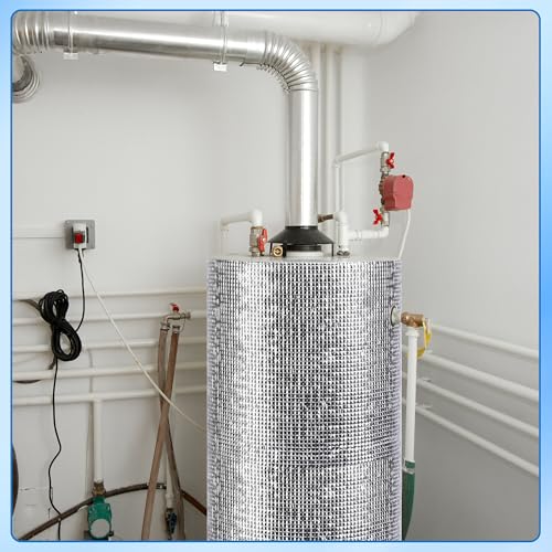 Moonoom 3M Water Heater Blanket Insulation Wrap,9.8X 1.3Ft Aluminum Foil Hot Water Heater Cover,Hot Water Heater Jacket thumb #6