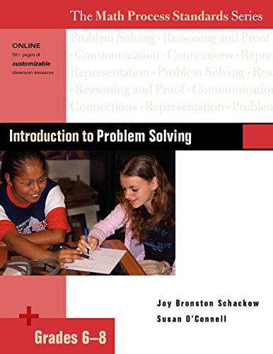 Amazon.com: Introduction to Problem Solving, Grades 6-8 (Math Process ...
