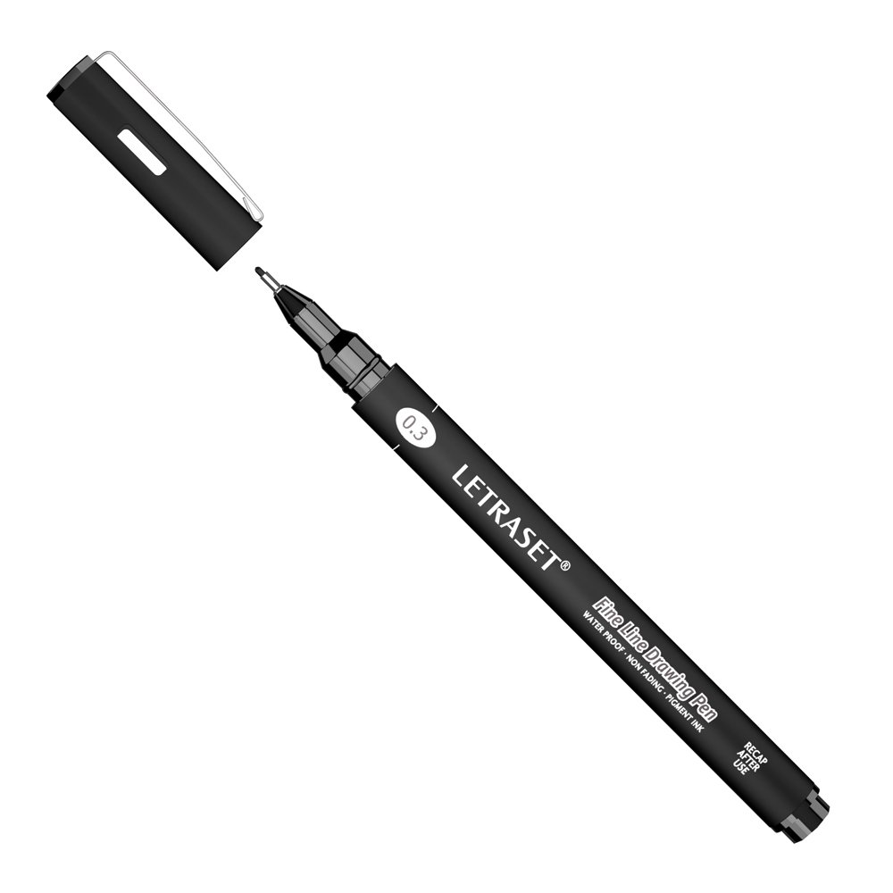 Letraset Marker do rysowania cienkiej linii 0,3 mm (20 szt.)