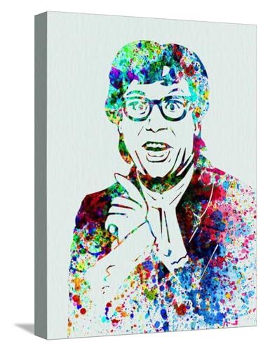 ART.COM Stretched Canvas Print Legendary Austin Powers Watercolor by Olivia Morgan, 12' x 16'