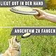 ne&no Hunde Frisbee [Space Edition by Wurfspielzeug I Flugscheibe I weich und flexibel I Scheibenflyer modern I für Land und Wasser I 23 cm Durchmesser