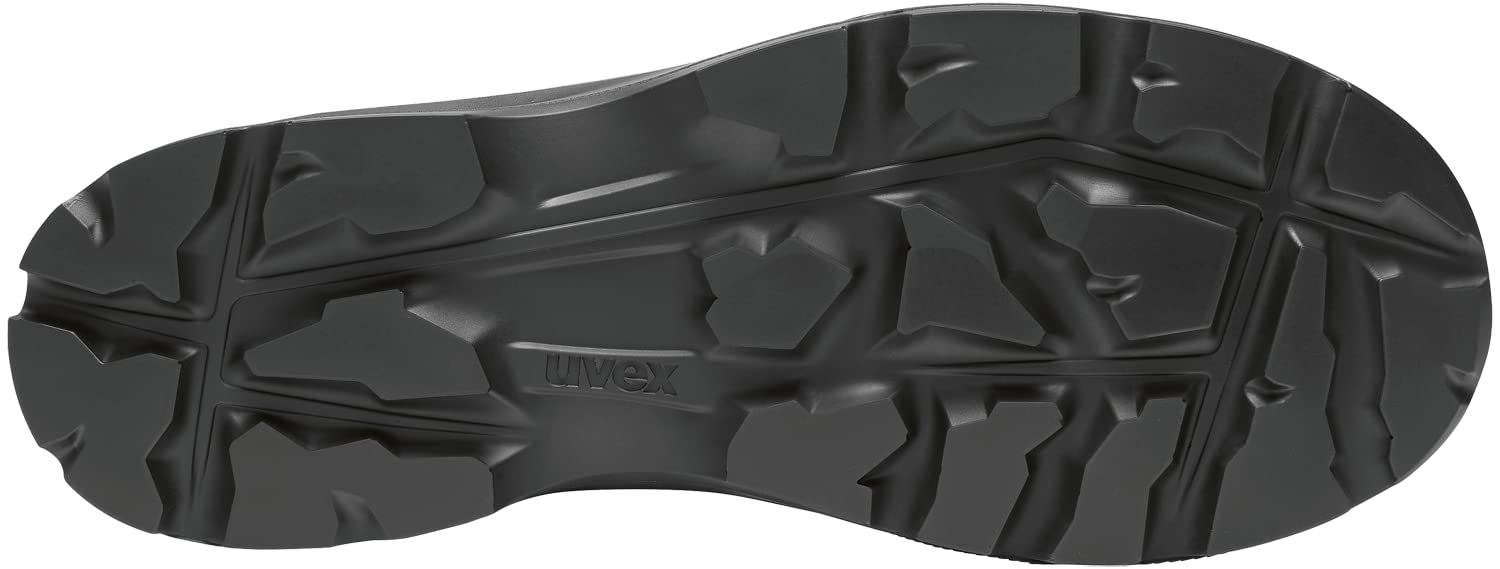 Uvex 3 Schnürstiefel S3 SRC ESD - Sicherheitsschuhe - Leder Arbeitsstiefel - wasserabweisende Sicherheitsstiefel - Weite 11