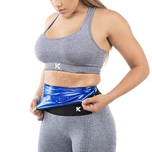 Kewlioo Women’s Heat Trapping Waist Toner Cincher – Sweat Body Trainer – Neoprene-Free Thermo Shapewear Compression Trimmer