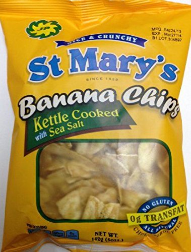 5 x St Mary's Banana Chips 142gram(5oz)