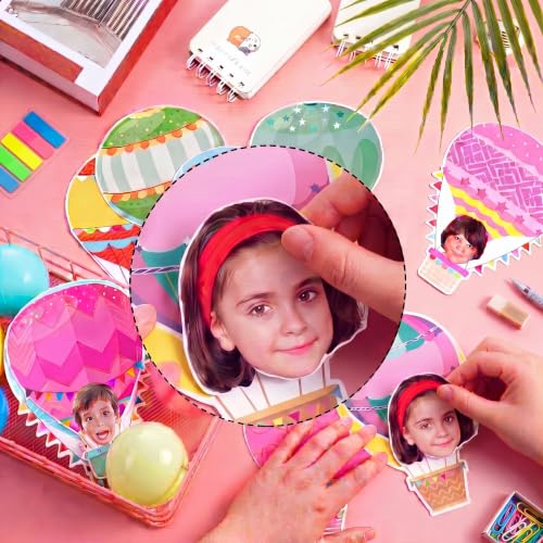 Image of Kosiz 60 Pcs Hot Air Balloon Decorations, Hot Air Balloon Classroom Decor