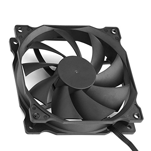 upHere Ventilatore ad Elevata Prestazione da 120 mm - Involucro Standard - utilizzo Versatile - Estremamente Silenzioso ed efficiente (3 Pezzi),12BK3-3