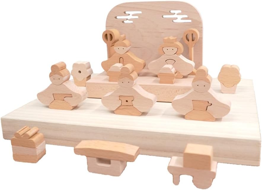 雛人形 久月 コンパクト ひな人形 雛 木目込人形飾り 収納飾り 三