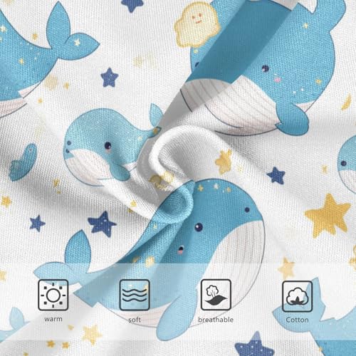 Blue Whales Girls' Underwear Cotton Girls Briefs Soft Toddler Underwear 2T3