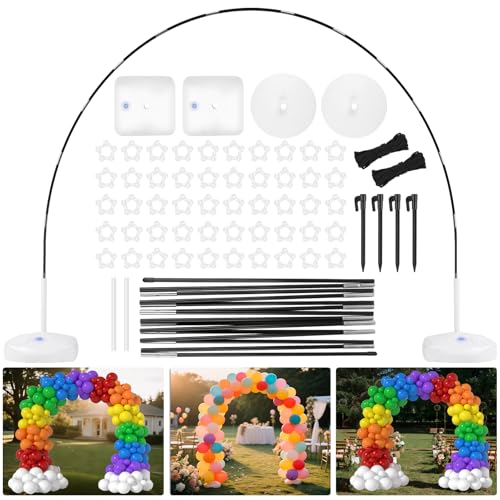 Balloon Arch Kit Stand Foldable storage, 9FT Height & 10FT Width ...