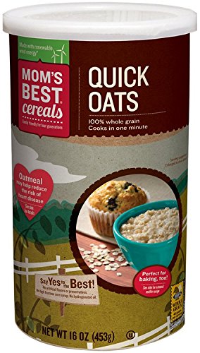 Mom's Best Cereals Quick Oats 16 oz (Pack of 2)