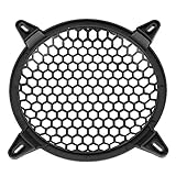 Cubierta para Altavoz 6 Pulgadas Protección Duradera para Coche Compatible con Subwoofers Y Altavoces Diseño Negro Rejilla Plástica