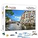 Mini Jigsaw Puzzle 1000 Pezzi per Adulti Puzzle per Famiglie Giochi Educativi per Adulti e Bambini Amsterdam - Dimensioni del paesaggio 38x26 cm