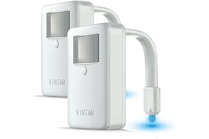 VINTAR Motion Activated 16-Color LED Toiletbowl Light