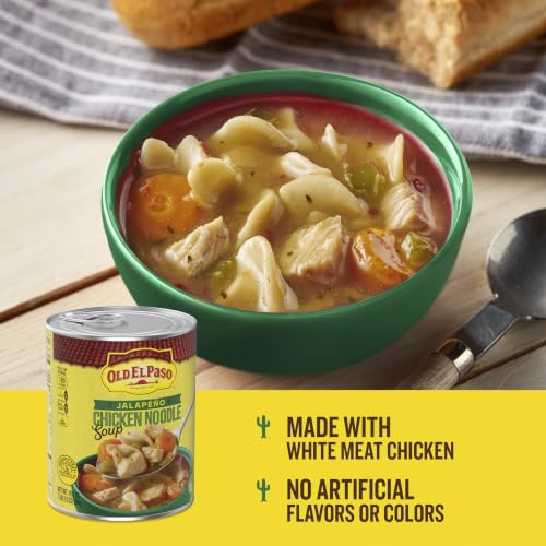 Image of Old El Paso Jalapeno Chicken Noodle Soup, Ready to Serve Can, 18.5 oz