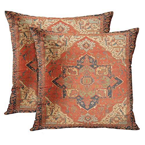 Britimes Throw Pillow Covers, Aztec Kilim Home Art...