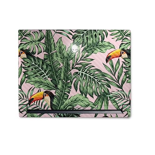 Image of MightySkins Carbon Fiber Skin Compatible With Alienware M18 R1 (2023) Full Wrap Kit - Hidden Toucan | Protective, Durable Textured Carbon Fiber Finish | Easy To Apply & Change Styles | Made in the USA