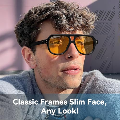 Dollger Retro Polarized Aviator Sunglasses for Men Women Fashion Classic Designer Sunglasses Shades3