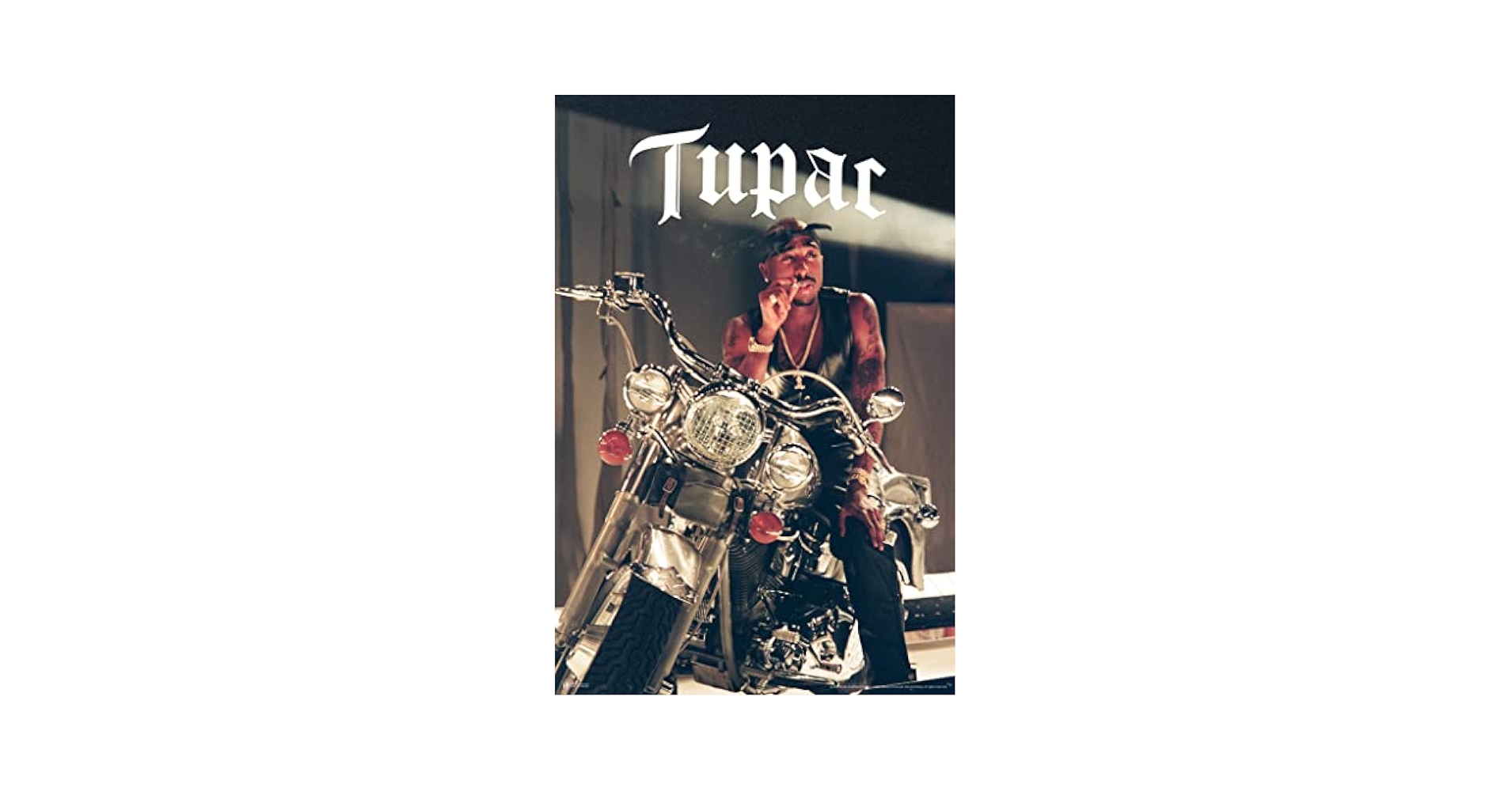 Amazon.com: Tupac Posters 2Pac Poster Motorcycle Photo Photo