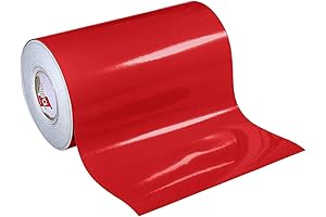 12" x 10 Ft Roll of Glossy Oracal 651 Red Vinyl for...