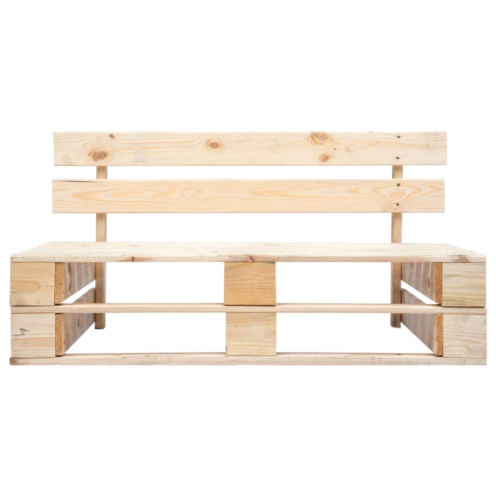 Banco de madera de pino tratado a presión para jardín, terraza y sala de estar, resistente a la intemperie, duradero, fácil de montar, ideal para relajarse